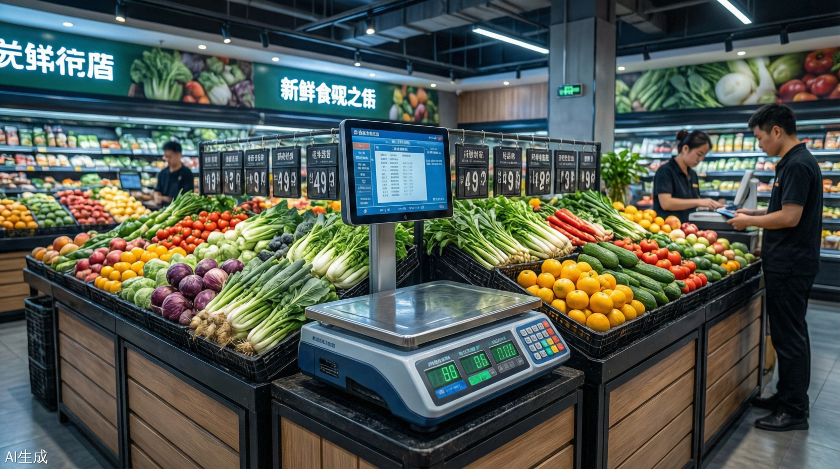 生鲜果蔬监控称重案例
